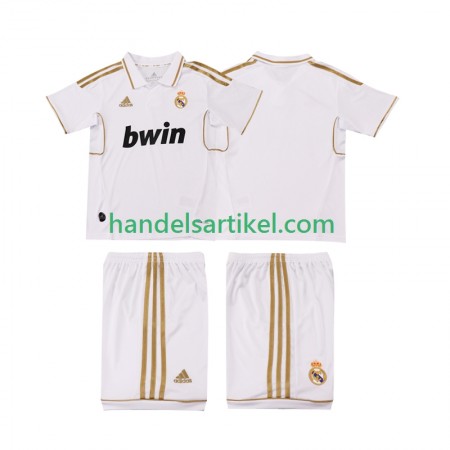 Real Madrid 2011 2012 Retro Kinder Heim Trikotsatz Kurzarm